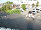 屋根面洗浄（清掃）作業
